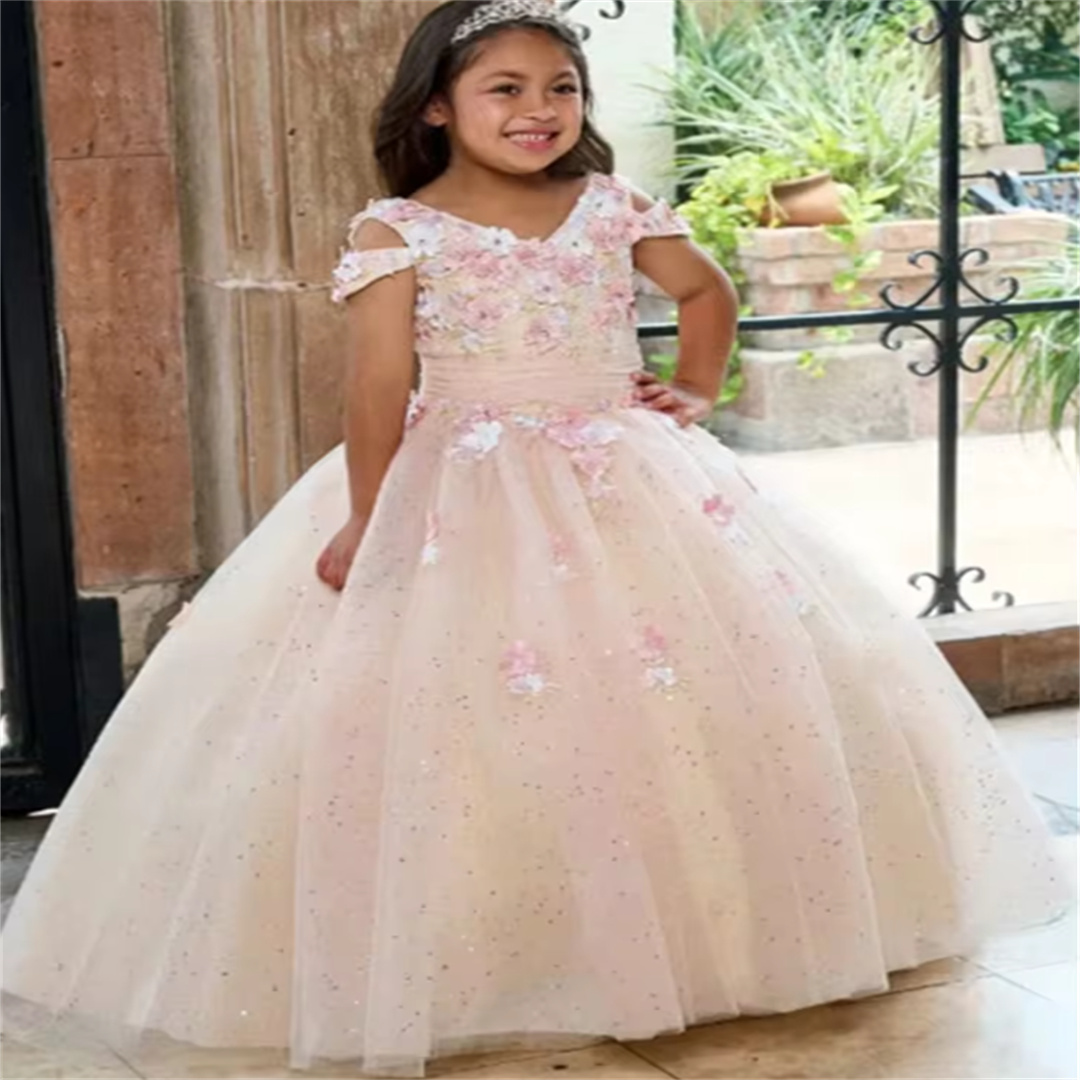 Birthday Sash Glitter - Customized Luxury Flower Girl Dresses For
