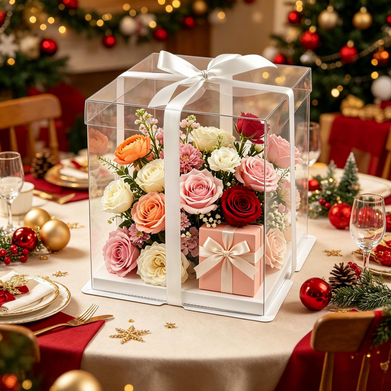 Transparent Cake Boxs Large Gi - đánh giá và giá Event Party Box