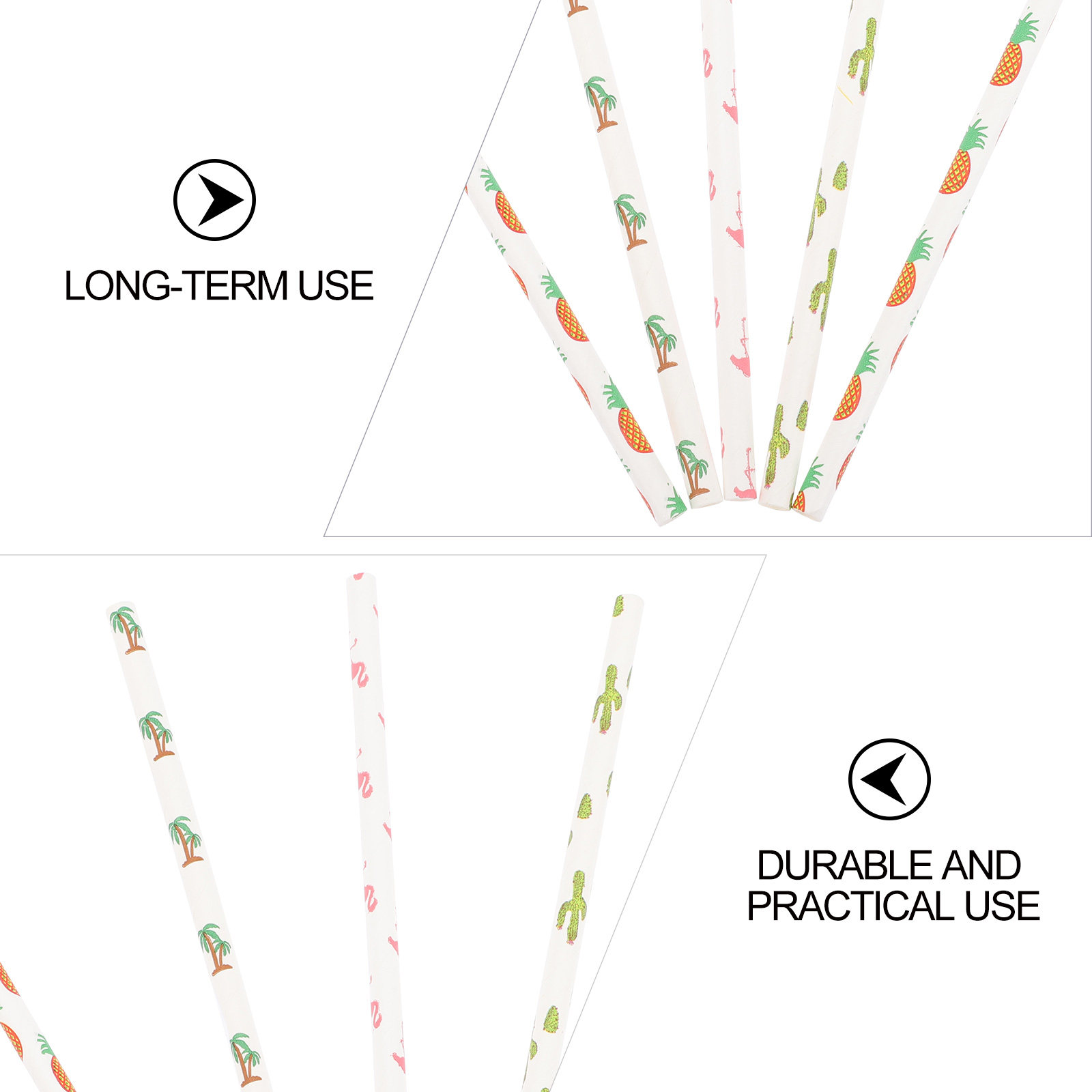 100Pcs Eco Friendly Paper Stra - đánh giá và giá Paper Straw Color