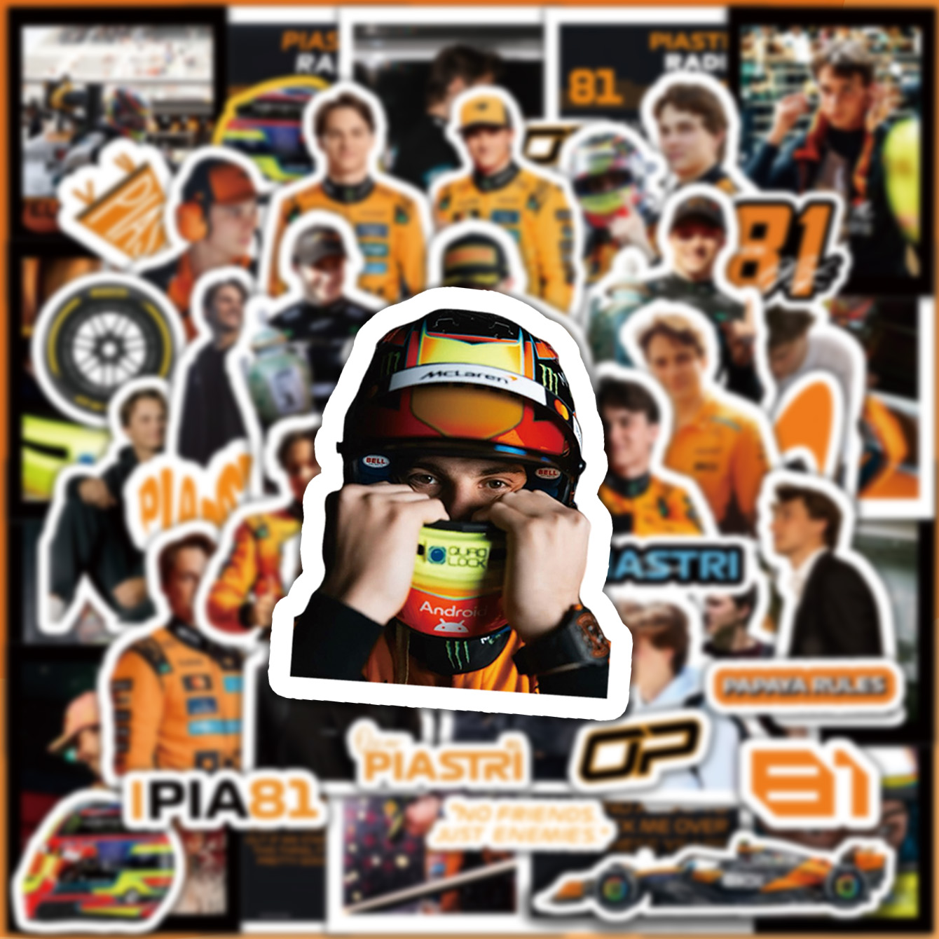 5-6 Sheets F1 Stickers, Norris - đánh giá và giá Supply Event