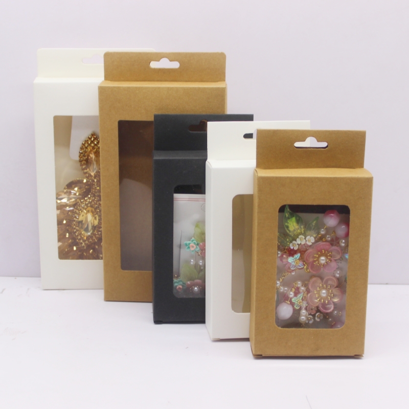 10pcs Black/Kraft Paper/White  - đánh giá và giá Event Party Box