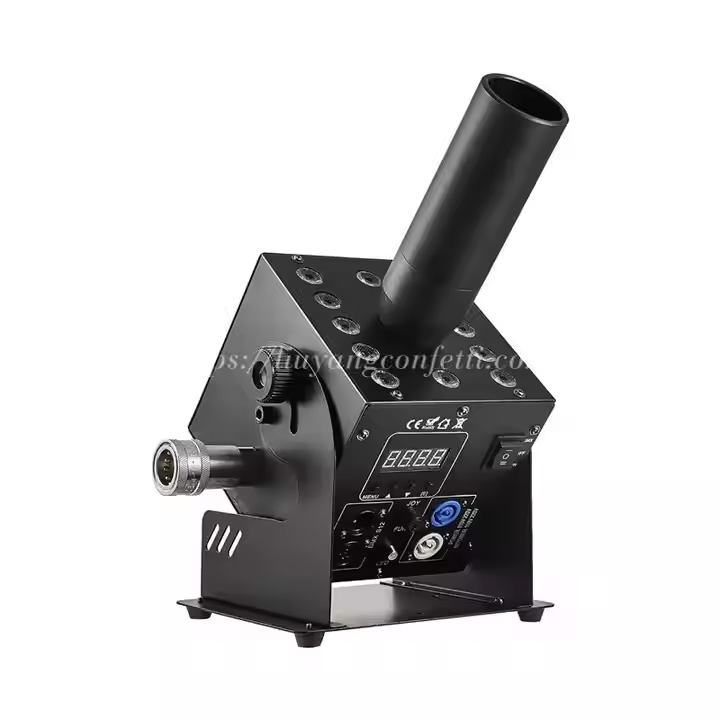 DMX RGB LED CO2 Cannon Jet Mac - đánh giá và giá Event Party Dj