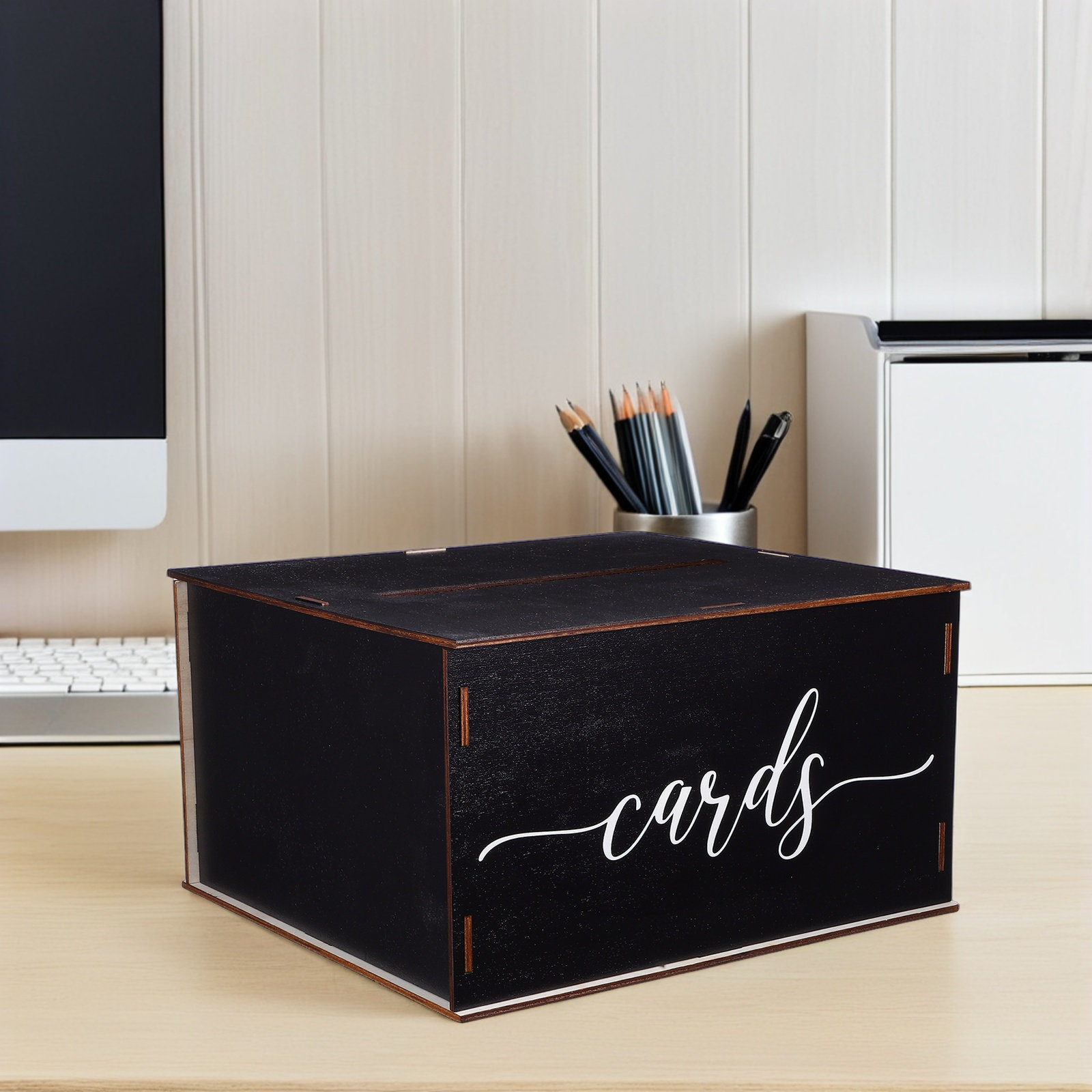 Wooden Card Box Wedding Rustic - đánh giá và giá Event Party Box