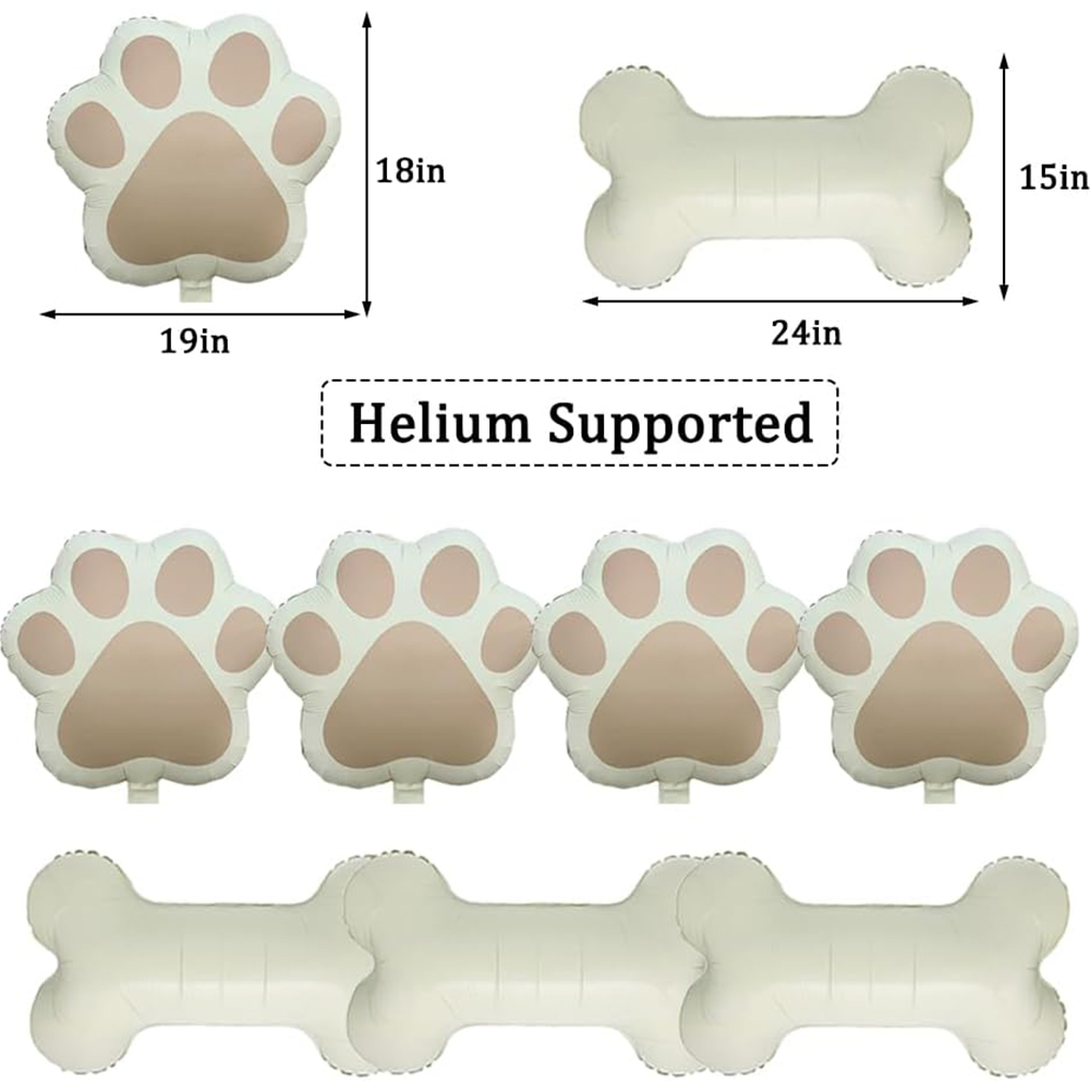 9Pcs/Set Let us Pawty Big Dog  - đánh giá và giá Let'S Party Event Supply
