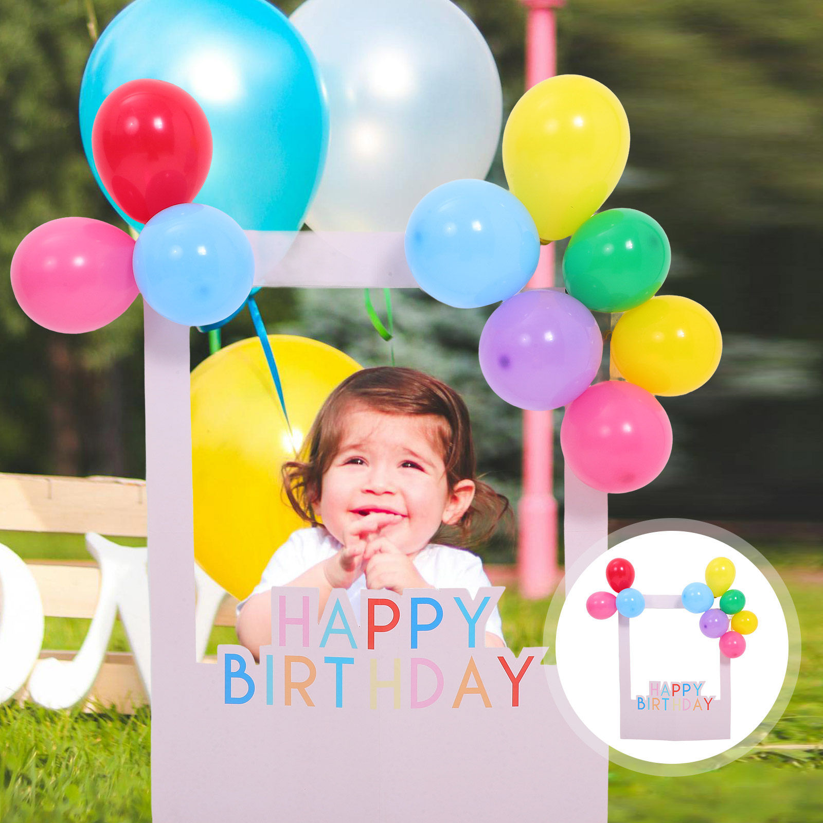 1Set Birthday Photo Booth Fram - đánh giá và giá Photo Booth Frame