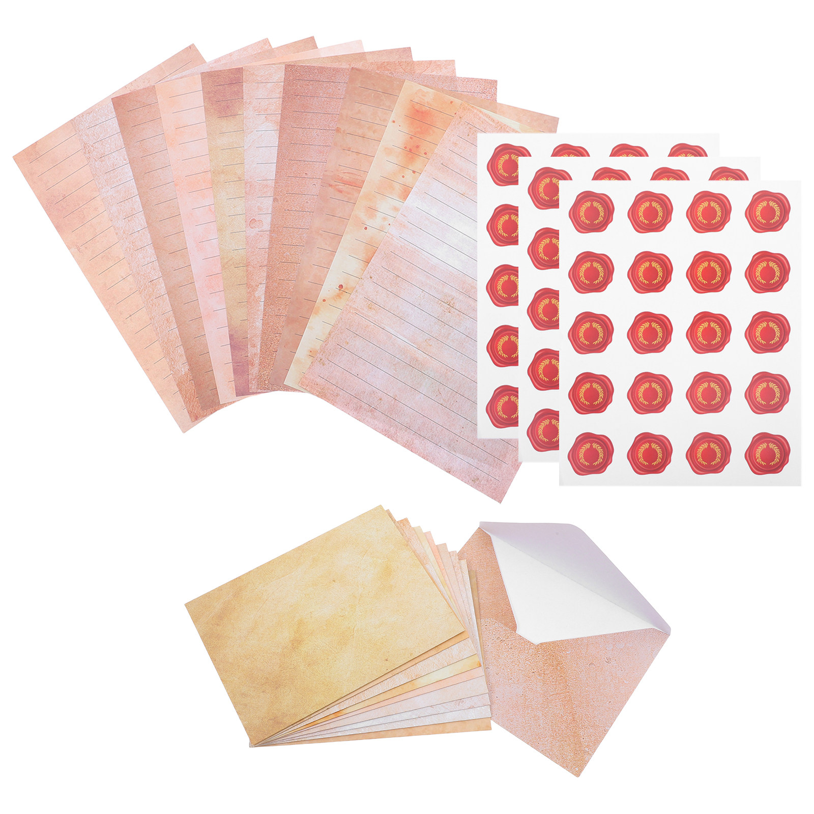 1Set Vintage Letter Stationery - đánh giá và giá Papercraft Supply Invitation