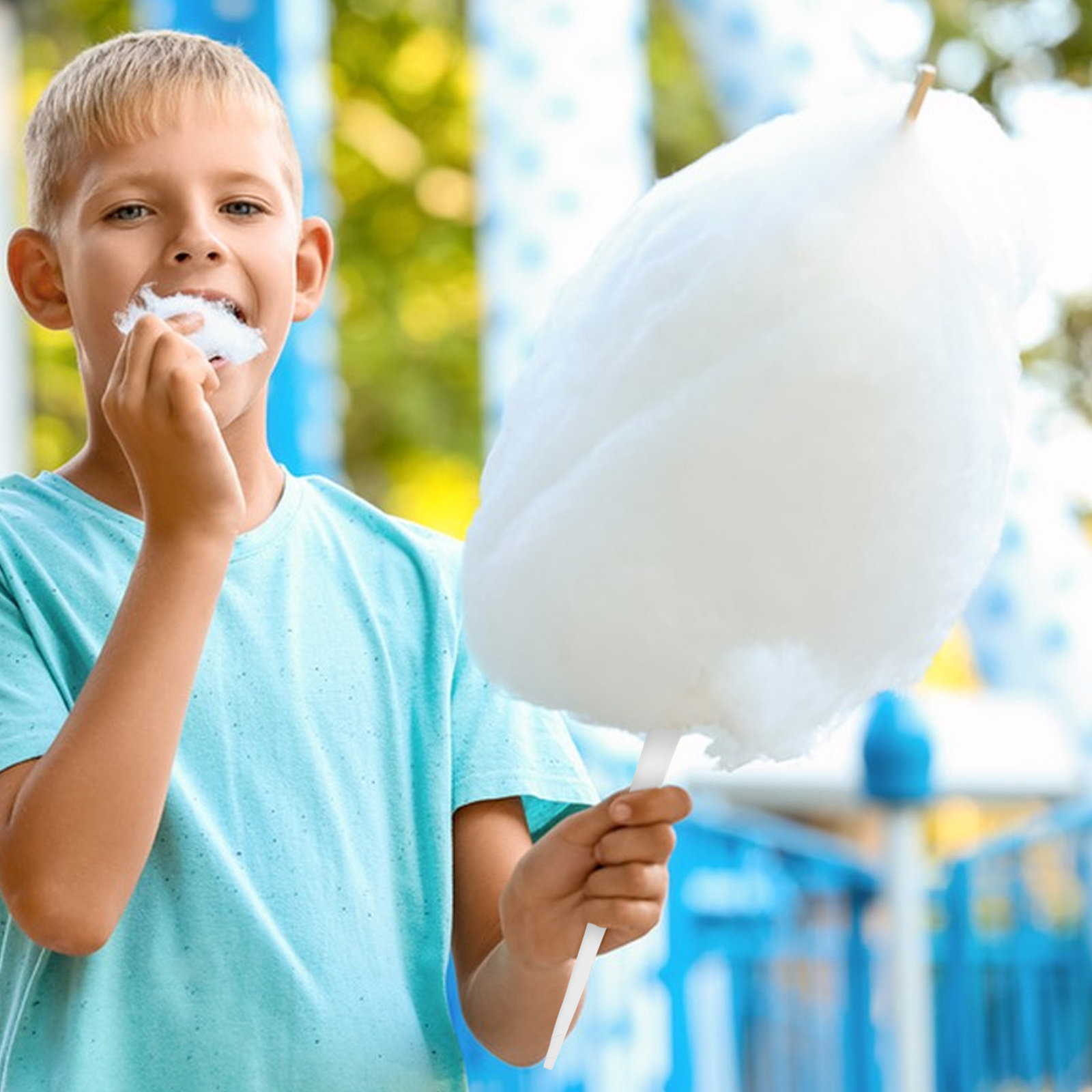 20Pcs Cotton Candy Paper Stick - đánh giá và giá Cotton Candy Cone