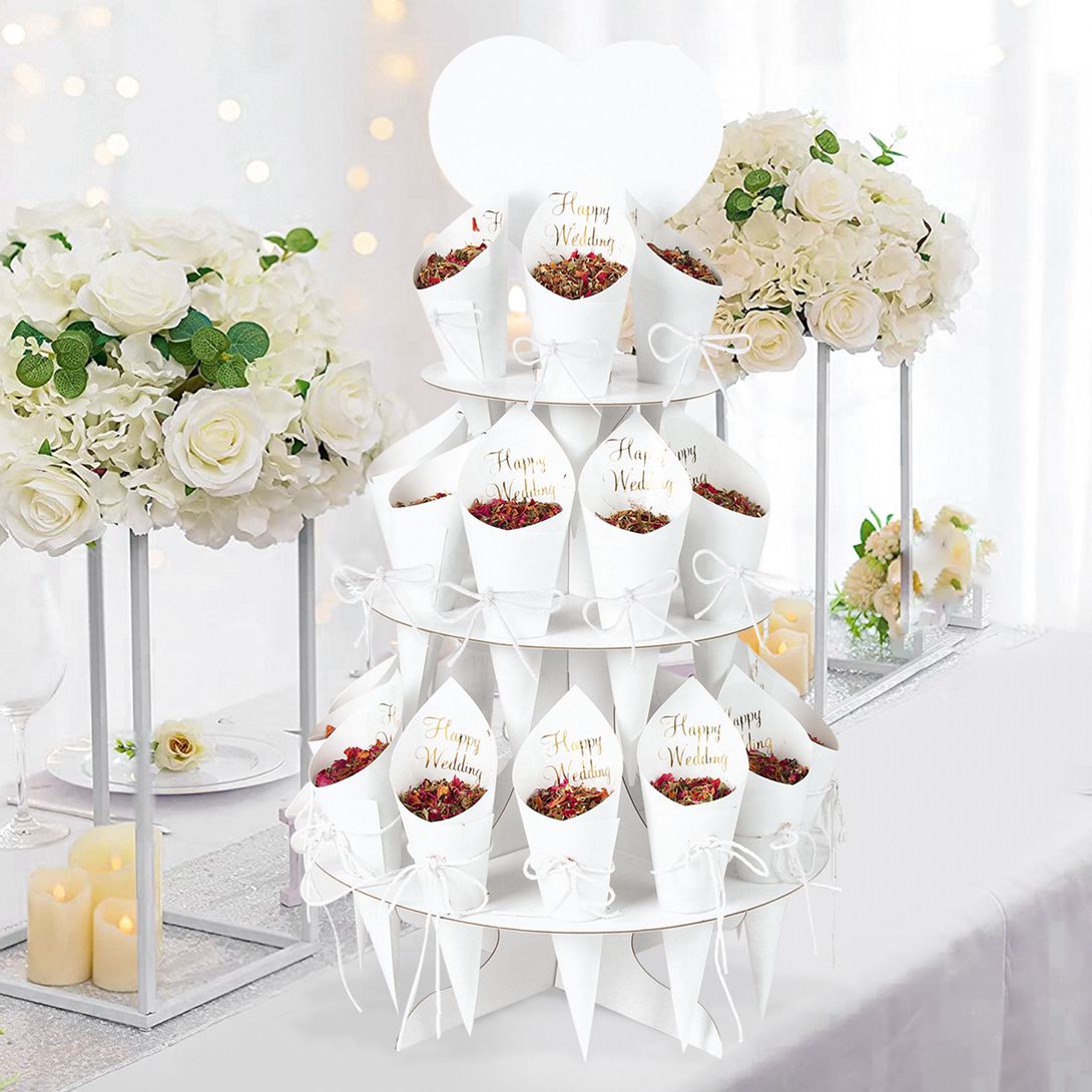 Đám Cưới Confetti Nón Giá Đỡ H - đánh giá và giá Cotton Candy Cone